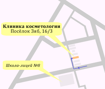 Салон лазерной эпиляции Клеопатра. г. Набережные Челны. Схема проезда.